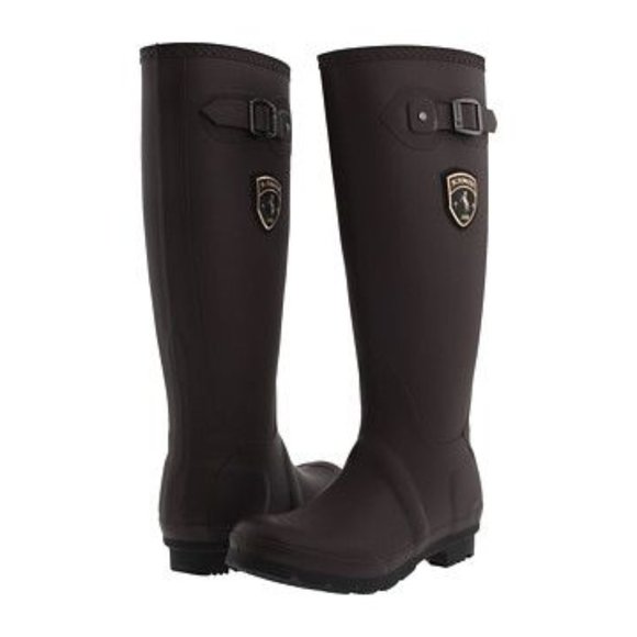 Kamik JENNIFER Rain Boots, Dark Brown - Picture 2 of 6
